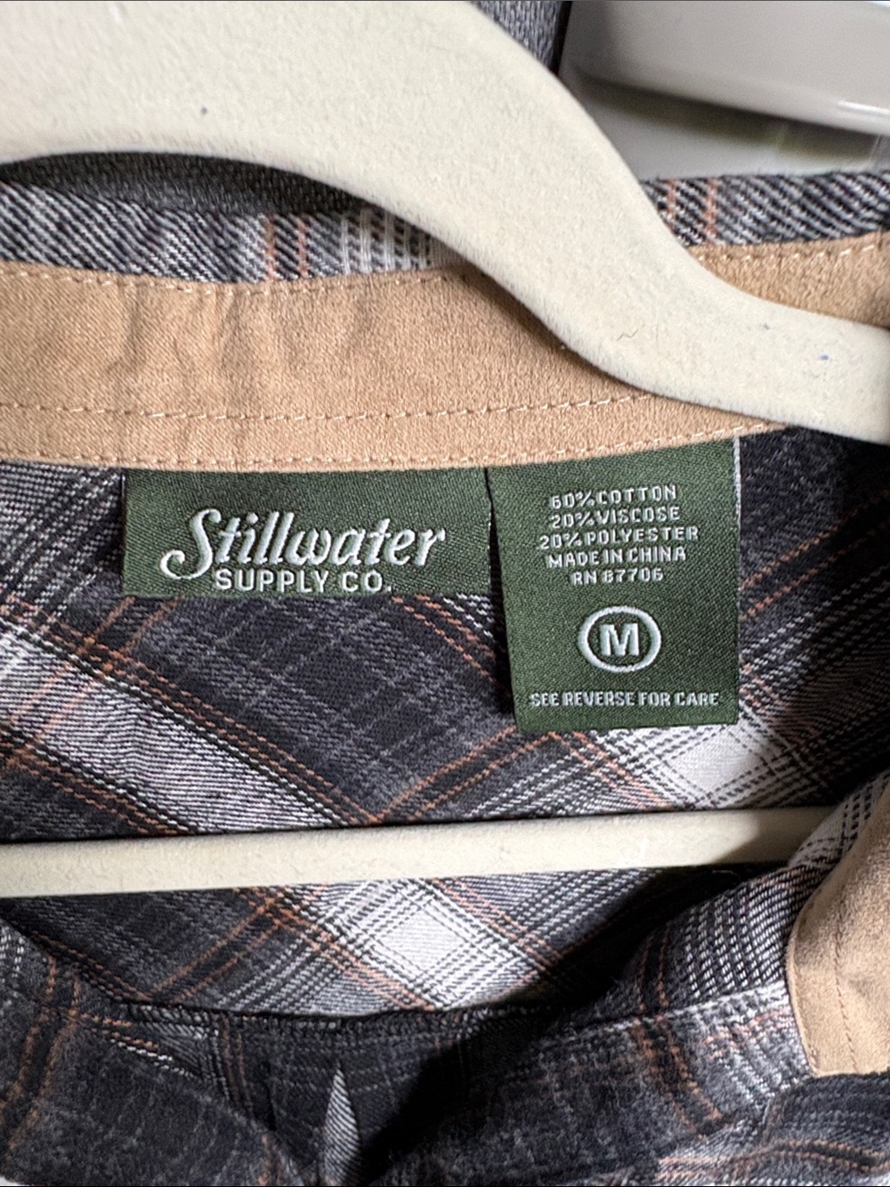 Stillwater Women's Brown Plaid Button-Down Shirt - NWOT - Picture 2 of 6